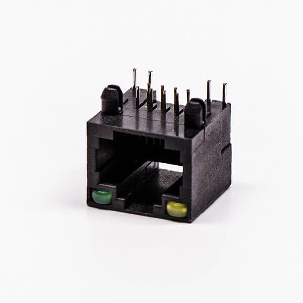 rj45插座帶燈全塑黑色母座帶燈90度8p網(wǎng)線接口無屏蔽 rj45插座帶燈全塑黑色母座帶燈90度8p網(wǎng)線接口無屏蔽