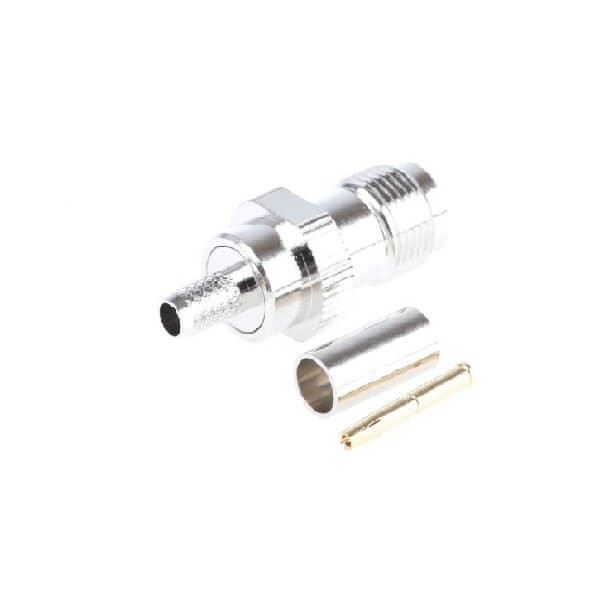 TNC連接器壓接端接直徑50Ω電纜安裝母頭RG58 / U TNC連接器壓接端接直徑50Ω電纜安裝母頭RG58 / U