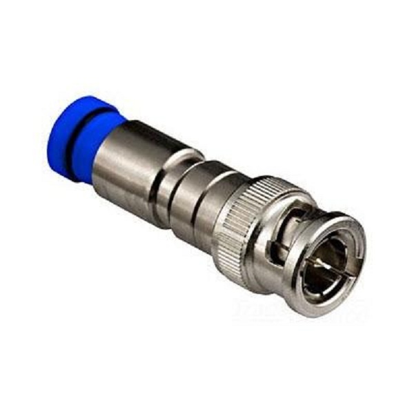 BNC連接器公頭壓接RG6同軸線纜