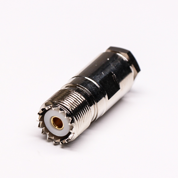 uhf同軸連接器UHF-K27直式螺母鎖緊接線 uhf同軸連接器UHF-K27直式螺母鎖緊接線