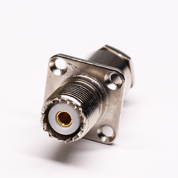 uhf法蘭連接器母頭直式螺母鎖緊UHF-SL16-KF9 uhf法蘭連接器母頭直式螺母鎖緊UHF-SL16-KF9