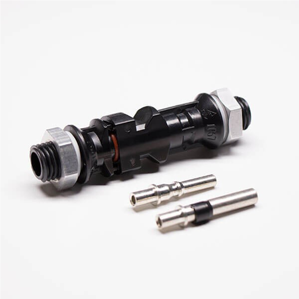 MC4光纜連接器一套公母太陽能光伏連接器防水