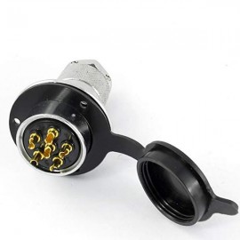 GX30-7芯法蘭安裝公母插頭插座電子連接器 GX30-7芯法蘭安裝公母插頭插座電子連接器