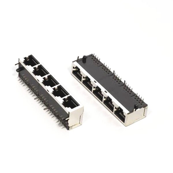 RJ45串口1X5屏蔽不帶燈電腦電視網絡插座連接器 RJ45串口1X5屏蔽不帶燈電腦電視網絡插座連接器