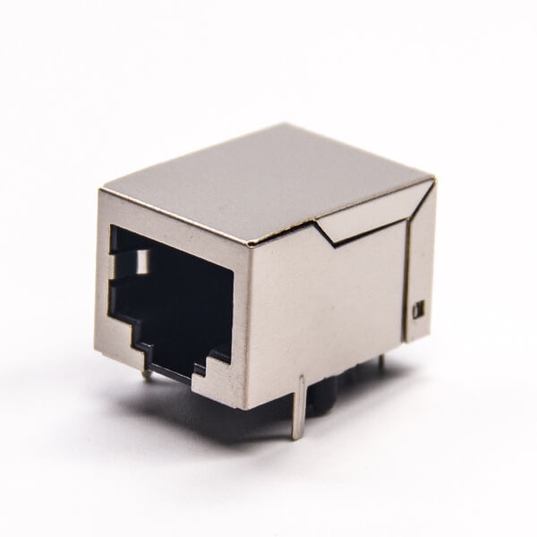 RJ45單網口模塊化全屏蔽網絡接口DIP接PCB板8p8c RJ45單網口模塊化全屏蔽網絡接口DIP接PCB板8p8c