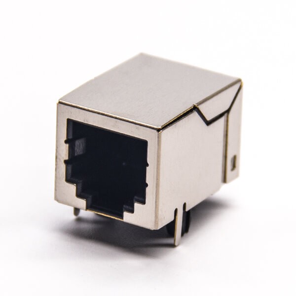 rj12接口pcb封裝模塊化屏蔽外殼彎式插板 rj12接口pcb封裝模塊化屏蔽外殼彎式插板