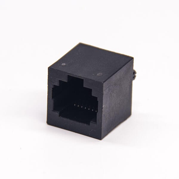 單口rj45模塊不帶濾波直式插PCB板式以太網插座 單口rj45模塊不帶濾波直式插PCB板式以太網插座