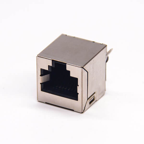 rj45直插8p8c帶屏蔽式插PCB板網絡接口 rj45直插8p8c帶屏蔽式插PCB板網絡接口