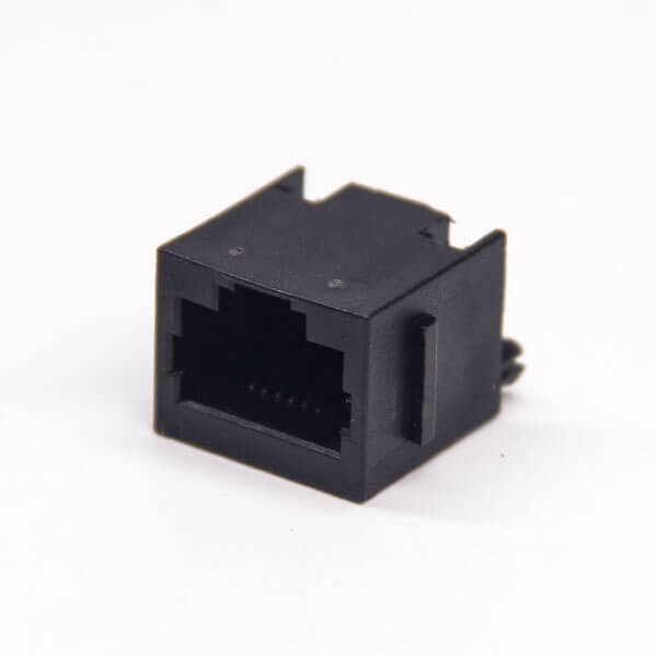 直插rj45以太網接口黑色全塑不帶屏蔽不帶燈 直插rj45以太網接口黑色全塑不帶屏蔽不帶燈