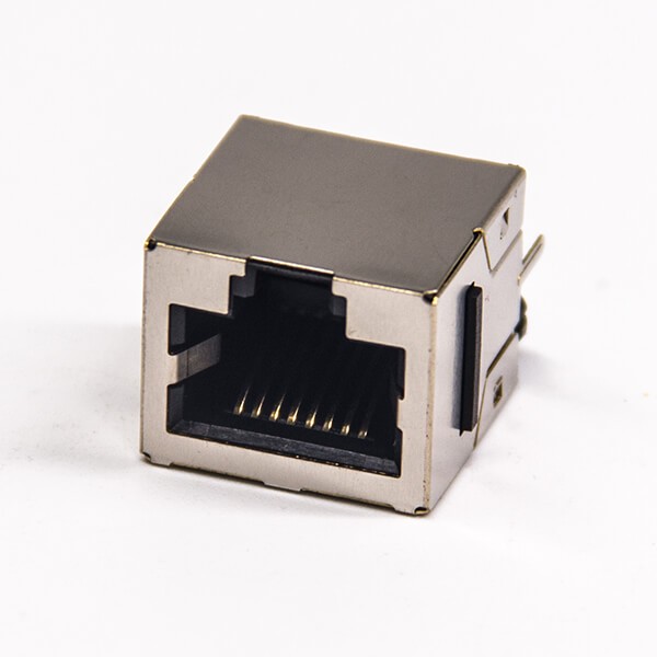 rj45網絡連接器不帶燈180度8p8c單口插PCB板