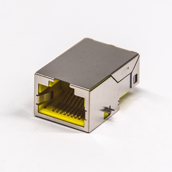 rj45貼片90度模塊化網絡插座SMT貼板帶屏蔽不帶燈 rj45貼片90度模塊化網絡插座SMT貼板帶屏蔽不帶燈