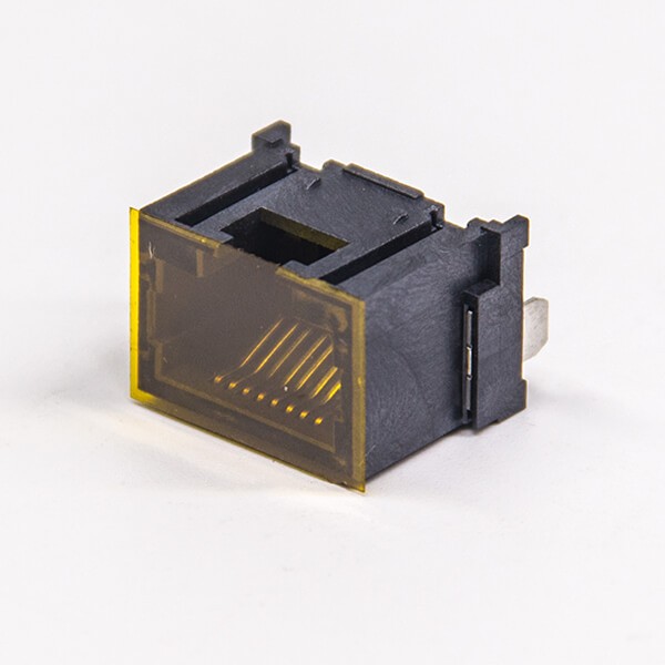 rj45插座180度網絡母座全塑不帶燈帶蓋 rj45插座180度網絡母座全塑不帶燈帶蓋