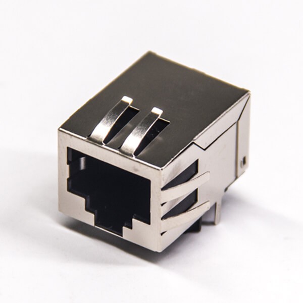 帶彈片rj45全包金屬外殼帶屏蔽彎式百兆濾波器 帶彈片rj45全包金屬外殼帶屏蔽彎式百兆濾波器