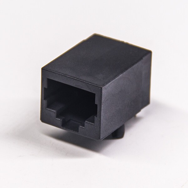 rj45以太網口單口插座8p8c全塑外殼不帶燈接板 rj45以太網口單口插座8p8c全塑外殼不帶燈接板