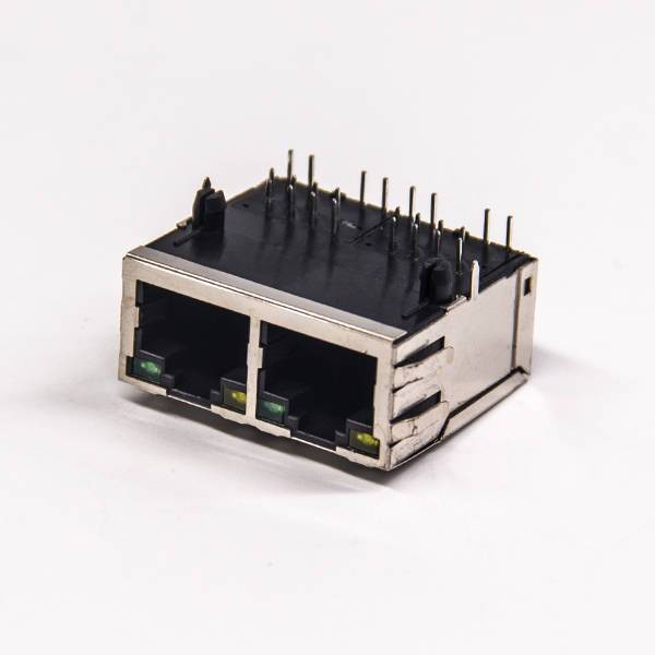 rj45網絡接口帶濾波器8p8c彎式插板6u”帶燈帶彈片 rj45網絡接口帶濾波器8p8c彎式插板6u"帶燈帶彈片