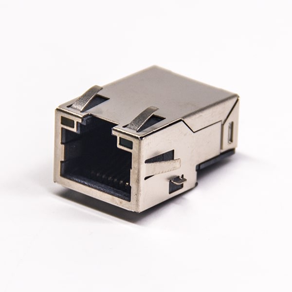 rj45帶濾波器彎角90度插座帶屏蔽帶燈帶彈片沉板式插PCB板 rj45帶濾波器彎角90度插座帶屏蔽帶燈帶彈片沉板式插PCB板
