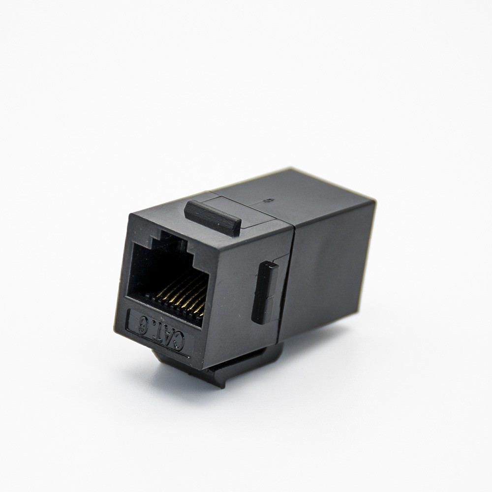 單口網絡插座RJ45直通六類CAT5E非屏蔽網絡信息電腦網線RJ45模塊
