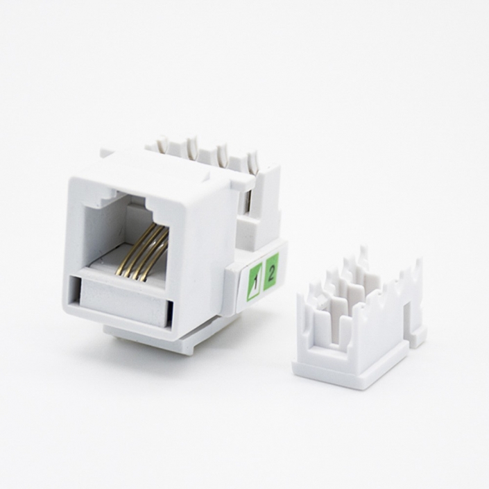RJ11模塊單端口4芯CAT3電話模塊PCB板安裝非屏蔽網絡連接器 RJ11模塊單端口4芯CAT3電話模塊PCB板安裝非屏蔽網絡連接器