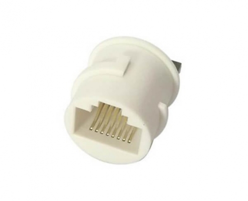 RJ45防水機器自動焊接LCP扁平端子母座攝像頭尾線網絡母座