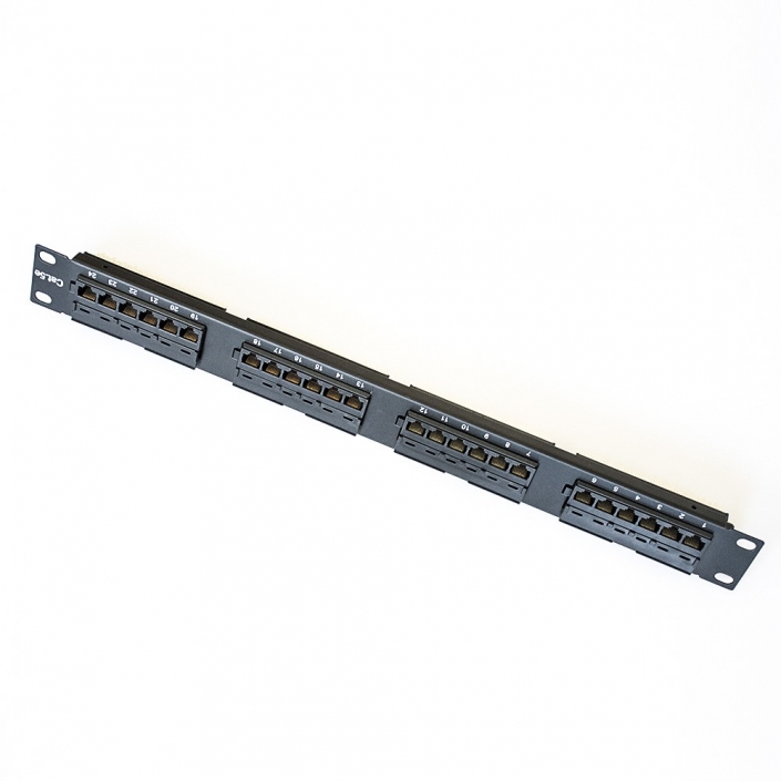 24口RJ45配線架不帶屏蔽19英寸110類型IDC用于超五類線材 24口RJ45配線架不帶屏蔽19英寸110類型IDC用于超五類線材