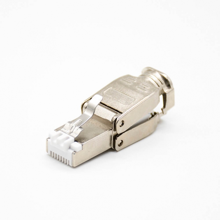 RJ45網(wǎng)絡(luò)插頭免工具插孔直式六類屏蔽水晶插頭 RJ45網(wǎng)絡(luò)插頭免工具插孔直式六類屏蔽水晶插頭