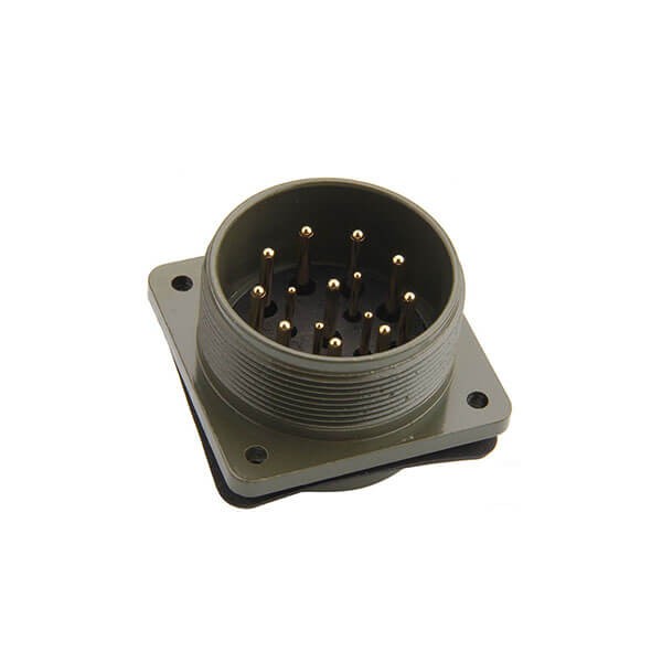 14P連接器MS3102A28-20P方形插座航空插頭 14P連接器MS3102A28-20P方形插座航空插頭