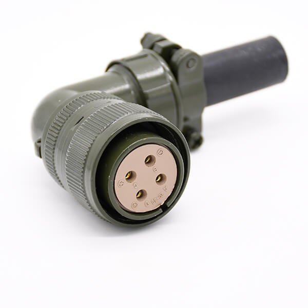 彎式MS3108A20-4S 4芯機器人手臂插頭 彎式MS3108A20-4S 4芯機器人手臂插頭