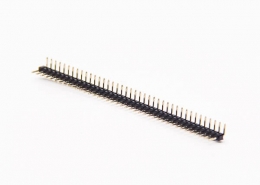 40pin排針彎式單排單塑間距2.0mm40pin插板式