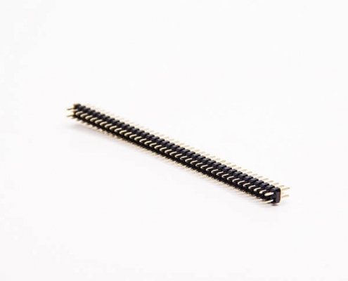 2.0mm排針單塑雙排連接器80pin直式180度穿孔