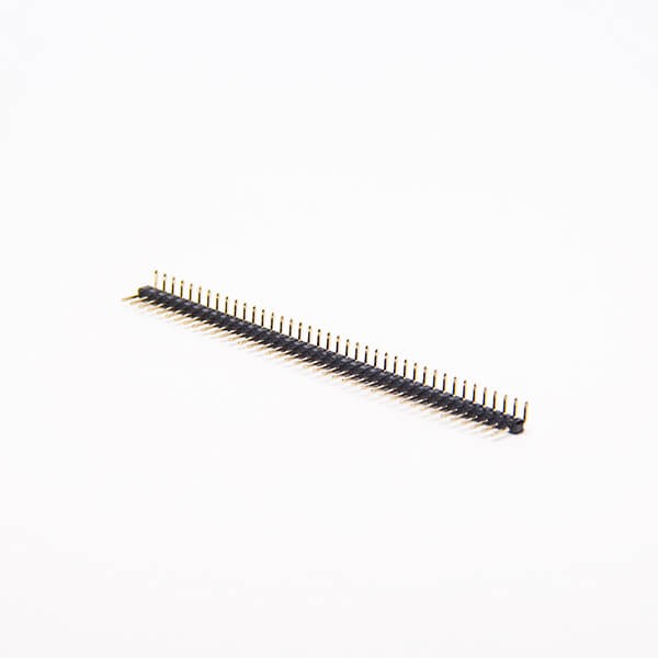 排針2.54mm間距公頭連接器40pin彎式插板長11.5mm