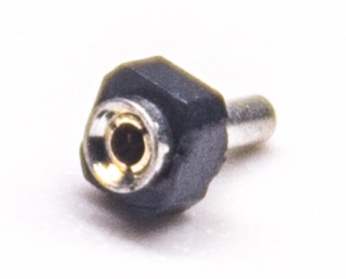2.54間距圓孔母座1pin180度連接器30pcs