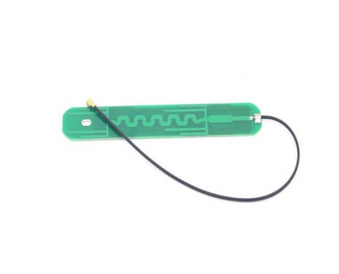 2.4G/5.8G天線內(nèi)置PCB天線接X(jué)3IPEX10cm
