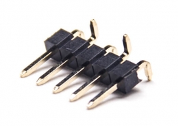 2.54間距排針180度5針貼片單排3pcs