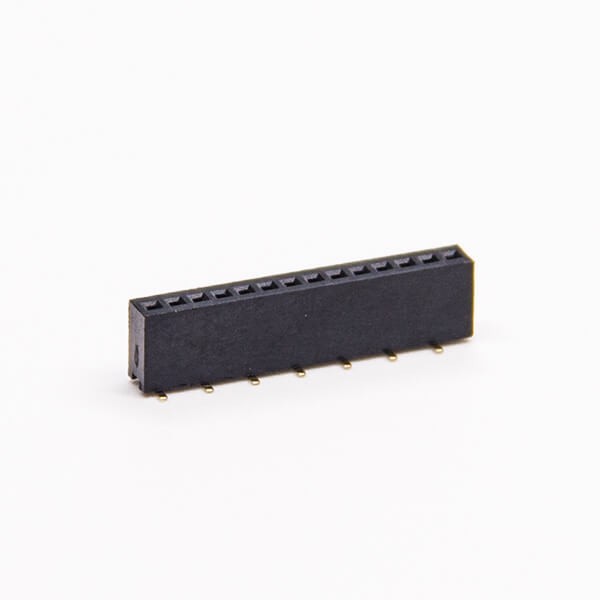 單排排母10pin直式180度SMT貼板 單排排母10pin直式180度SMT貼板