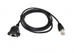 五類RJ45延長線0.6米帶屏蔽公轉母8芯網絡線