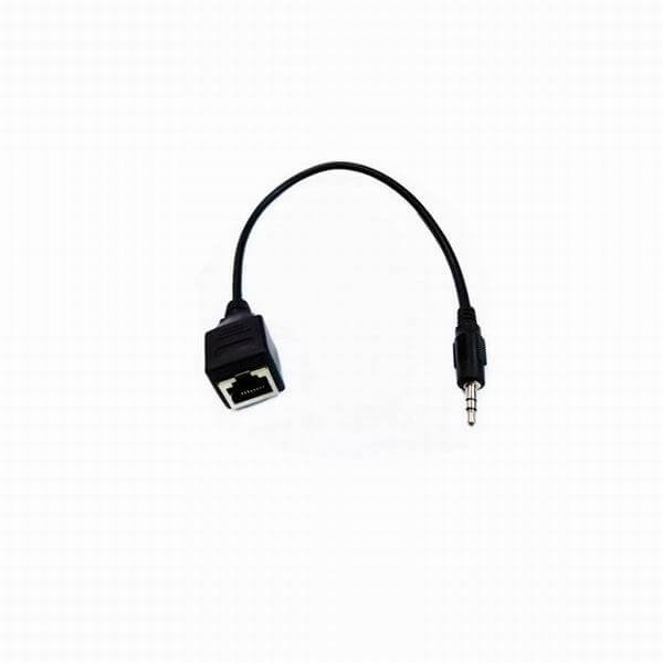 觸屏RJ45連接線0.3米轉DC3.5黑色全銅母口轉接線