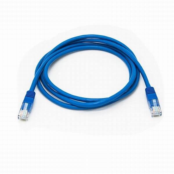 RJ45網線跳線網絡跳線水晶頭全純銅電腦雙絞線纜藍色5米