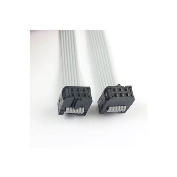 2.54mm間距,排線,2x3針6針6線IDC扁平帶狀電纜,長度20cm連接器