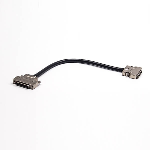 SCSI50線HPDB公頭轉母頭螺絲鎖直式接線連接器1米