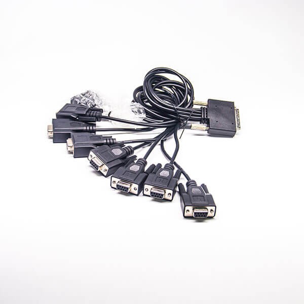 SCSI接口線1米VHDCI68芯公轉8HPDB9芯母注塑成型線