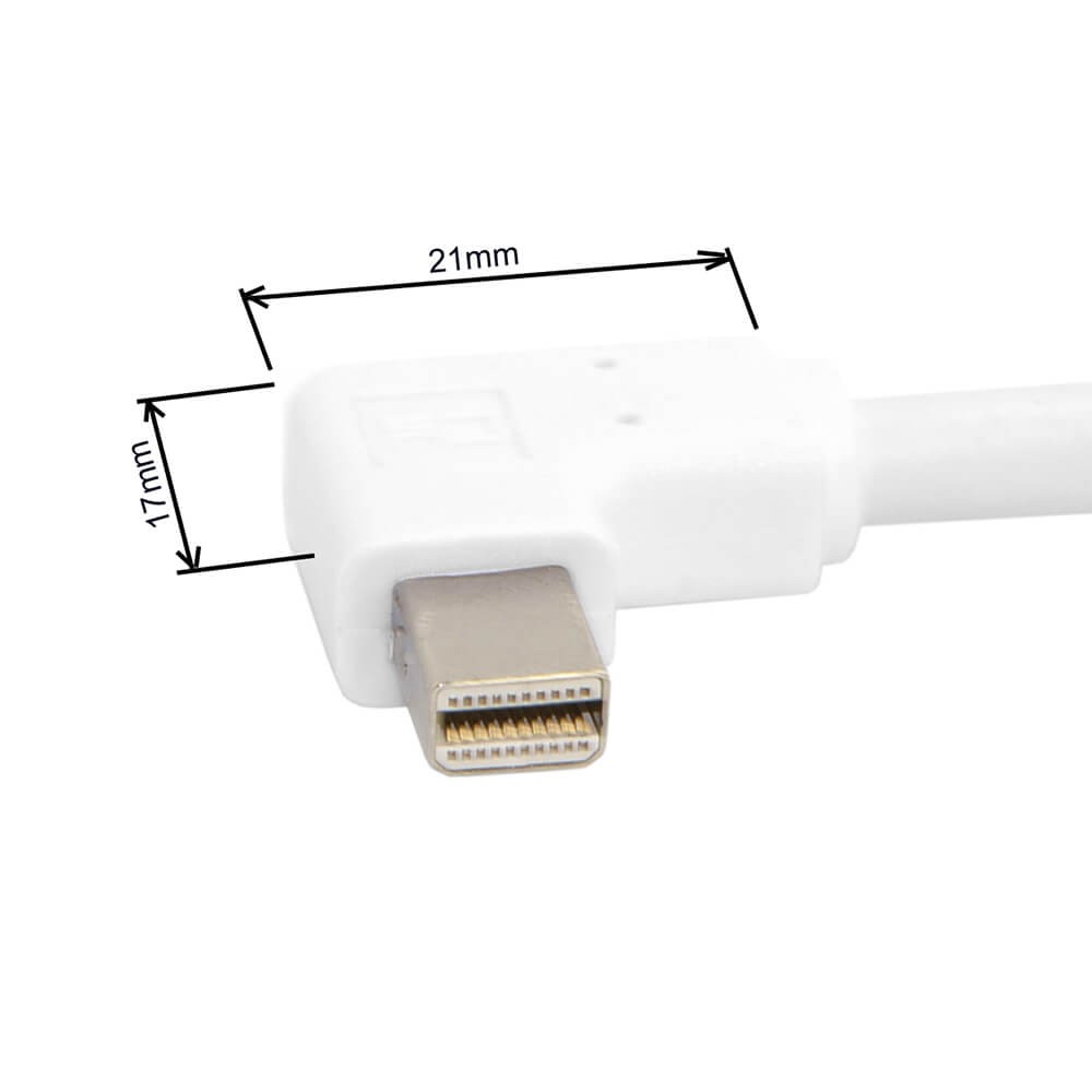 Mini+DisplayPort+ 轉HDMI公轉母轉接線0.5米