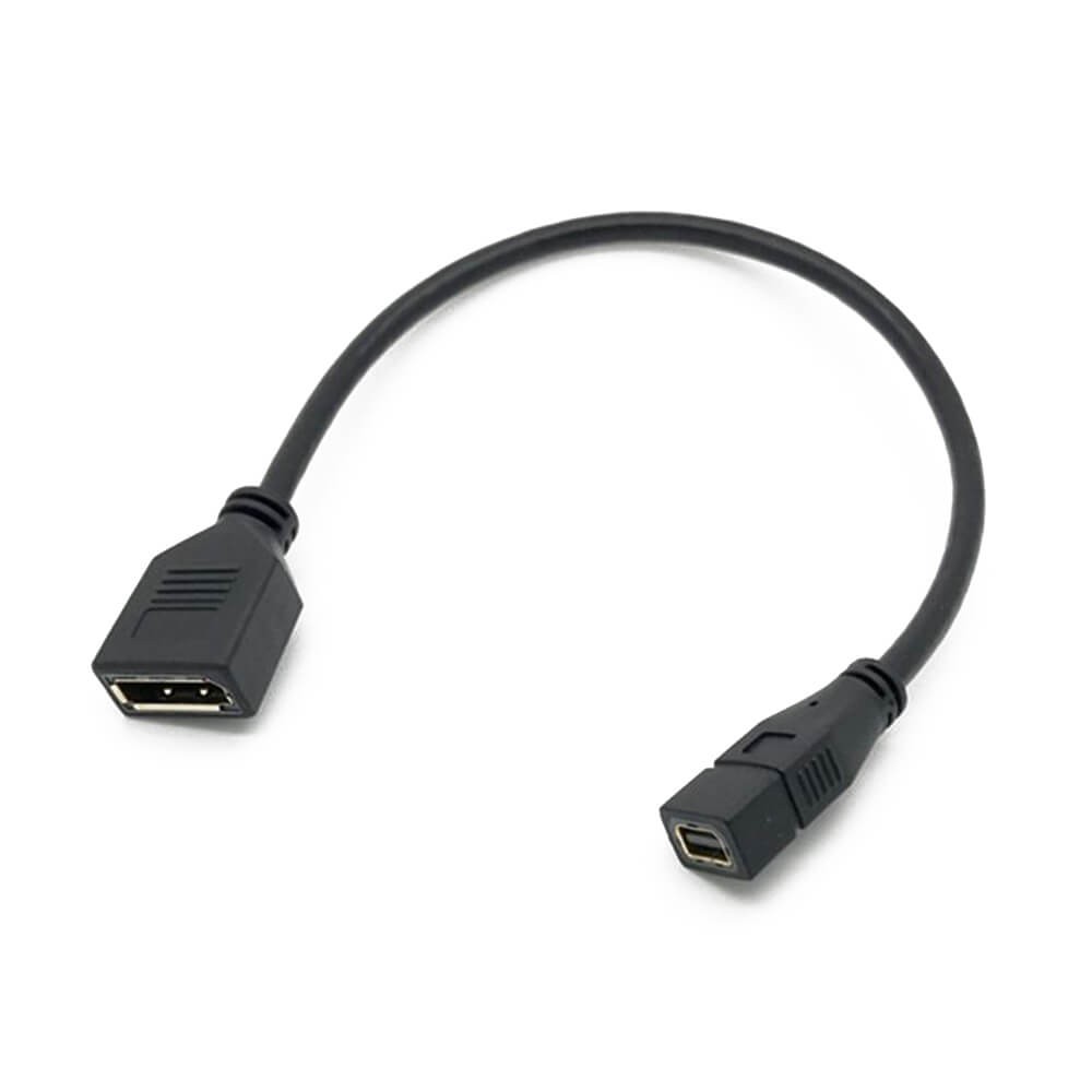 MiniDisplayPortDP直式母轉母轉接線0.3米