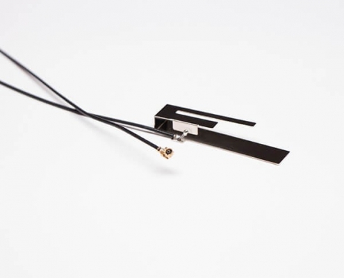 帶電視天線雙帶2.4+5G不銹鋼的WIFI，帶同軸電纜RF1.13到IPEX