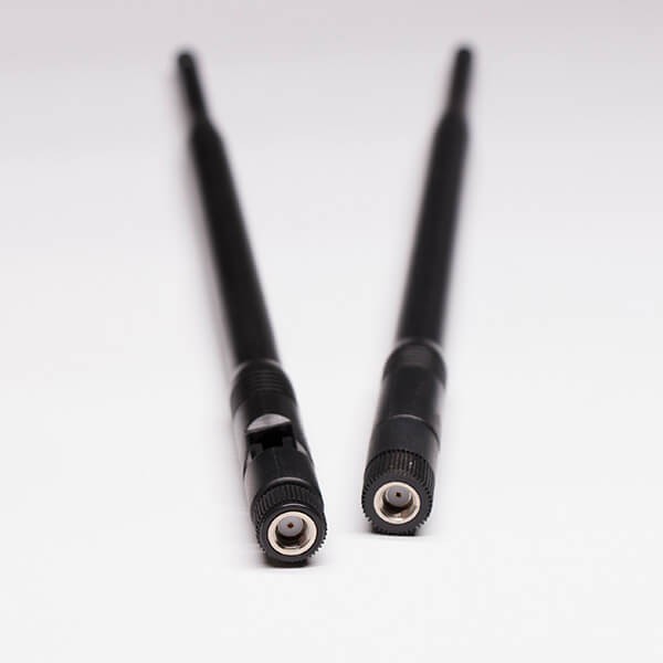 7DbiWIFI天線2.4G黑色，帶用于無線路由器的RP-SMA插頭