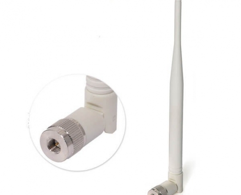 SMA公頭全向天線白色2.4GWiFi路由器天線