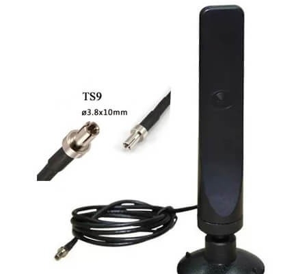 新品高增益9dBi4GLTE黑色天線用于MF93EMF93D手機熱點接ts9