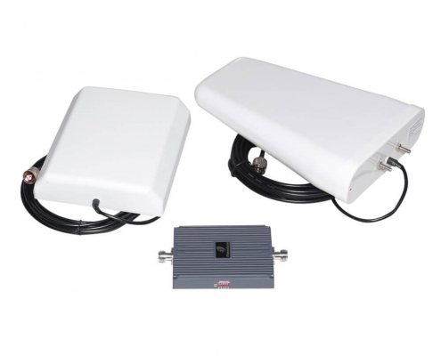 70dB1700MHz3G/4GLTE白色手機天線信號增強器和線材支架