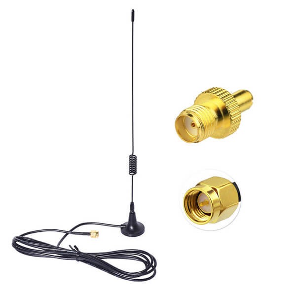 5dBi4GLTE700-2600MHZ強磁底座接SMA和TS9轉接頭
