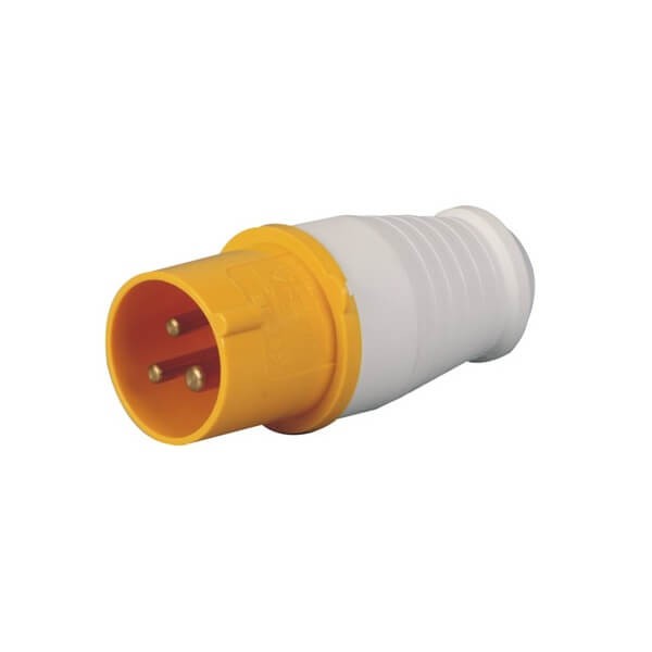 工業連接器插頭IEC6030932A3芯黃色2相IP44防水