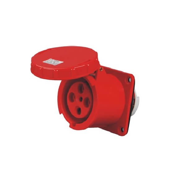 工業暗裝插座CEE工業連接器63A4芯IP67